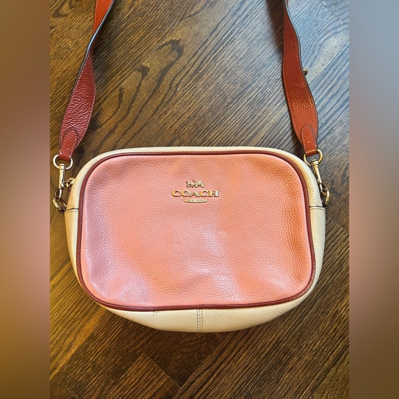 Coach Pink Crossbody Bag Jamie Camera Bag In Colorblock - Picture 15 of 15